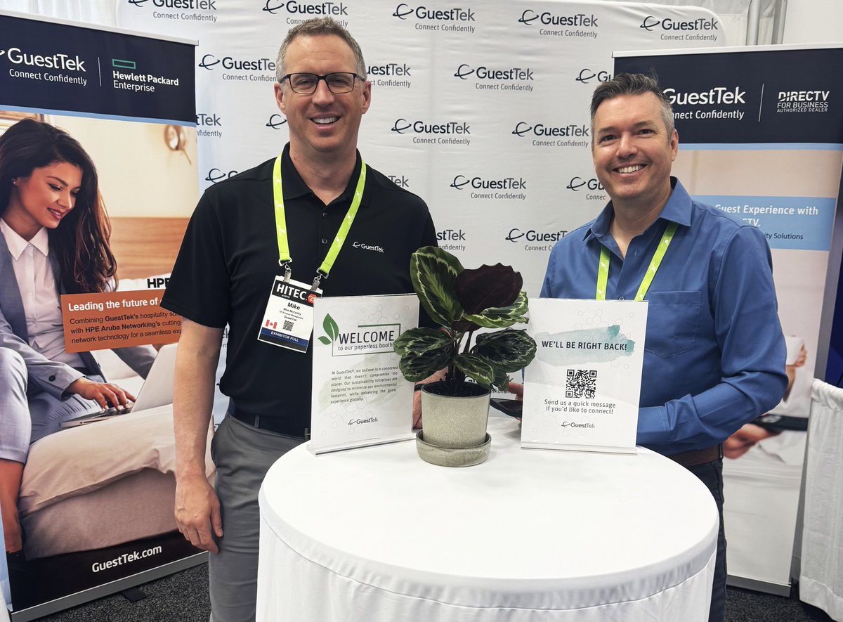 Thanks for an amazing #HITEC2025!

If you missed our booth, let’s connect!

#HITEC #GuestTek #HospitalityTech #HospitalityTechnology #SmartHotels