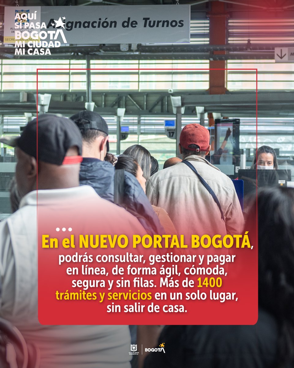 Sabemos que visitar varias paginas es agotador, confuso e inseguro para la  ciudadanía, por eso reunimos en un solo portal todos los servicios  distritales, agendamiento de citas, pagos y más de 1400 #, image size:960x1200