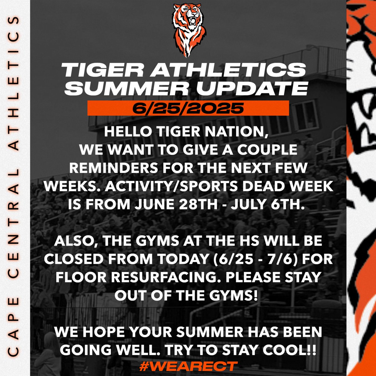 Cape Tiger Athletics (@cape_tigers) on Twitter photo 
