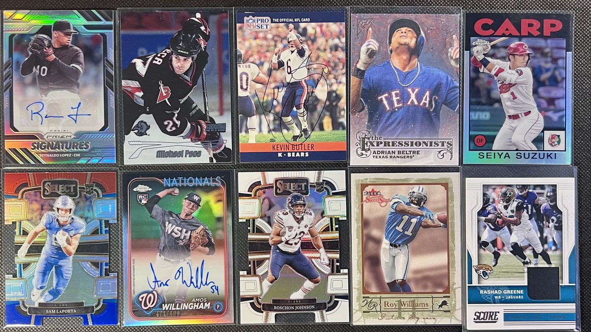 #coolenoughstacks Lot 72

$2 each

Peca /150
Willingham /499
Johnson /199
Williams /999

Claim by player name

Rules &amp; info in pinned tweet. Stack through Thursday.

#coolenoughstacks