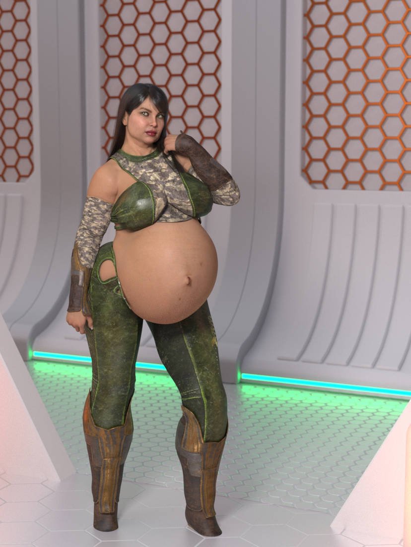 Sliced_Moon's tweet photo. Jane admiring her new curvy figure 

#pregnantexpansion https://t.co/JcRqc4PabV
