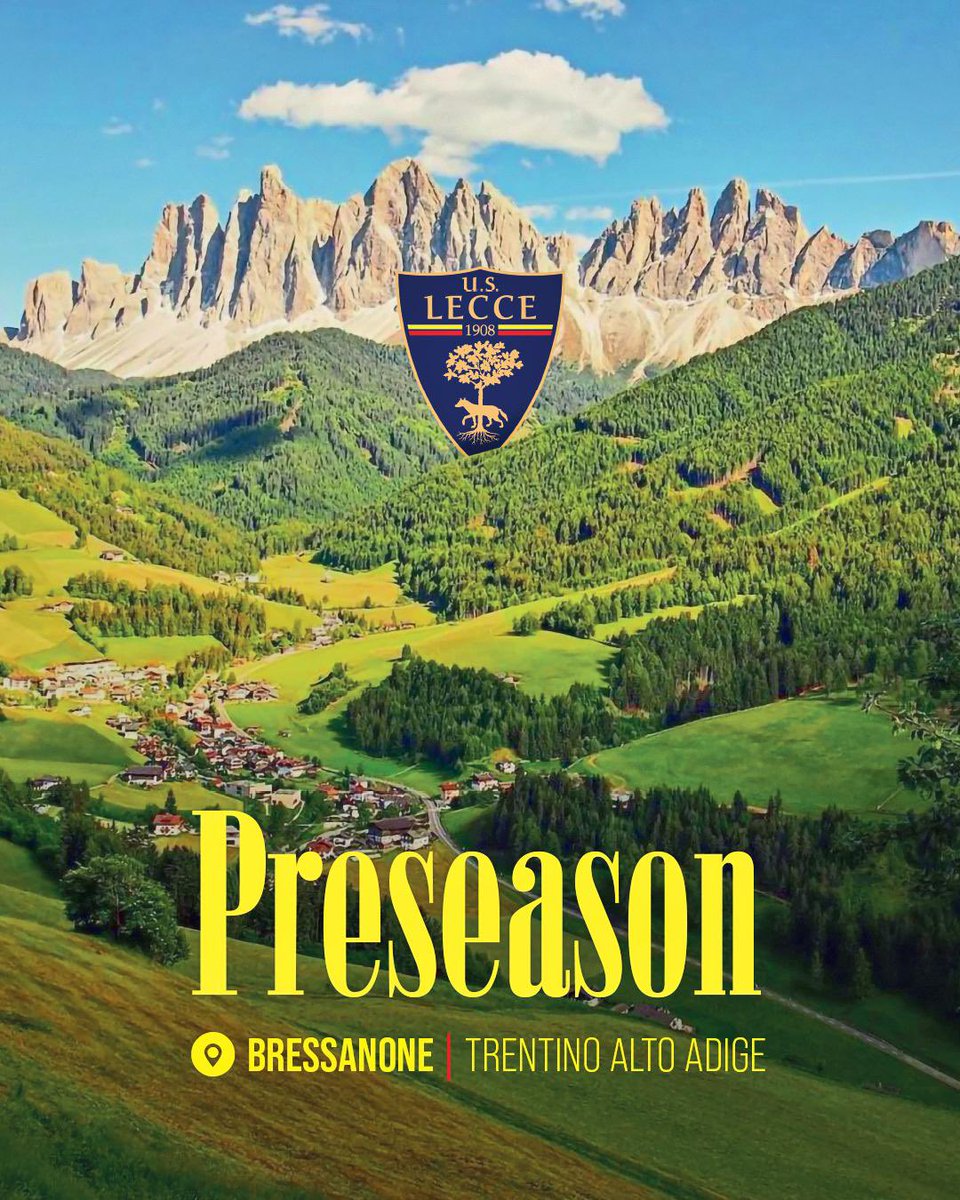 🆕 Takımımız, 21 Temmuz - 4 Ağustos tarihleri arasında Bressanone'deki (Bolzano) Trentino-Alto Adige'de yeni sezon hazırlıklarına başlayacak.  Ayrıca takımımız, Hotel Dominik'te konaklayacak.