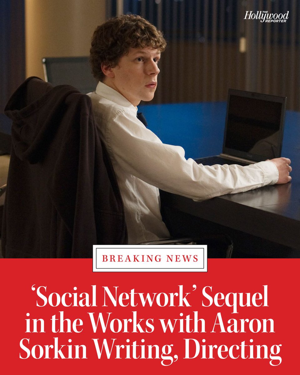 #TheSocialNetwork screenwriter Aaron Sorkin has written a sequel script he intends to direct as a feature for Sony bit.ly/3FTOxjK