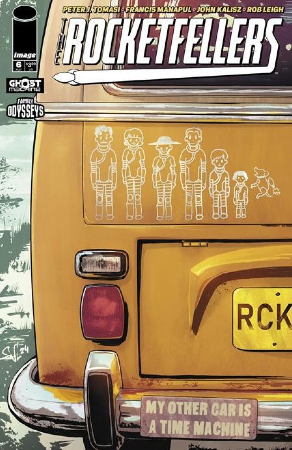 PeterJTomasi's tweet image. THE ROCKETFELLERS #6 OUT TODAY from @GhostMachinePro and @ImageComics! If you love adventure, action, fun and family insanity, you'll enjoy this book! Crack it open at your store and check out the wonderful and crazy art and color by Francis Manapul!