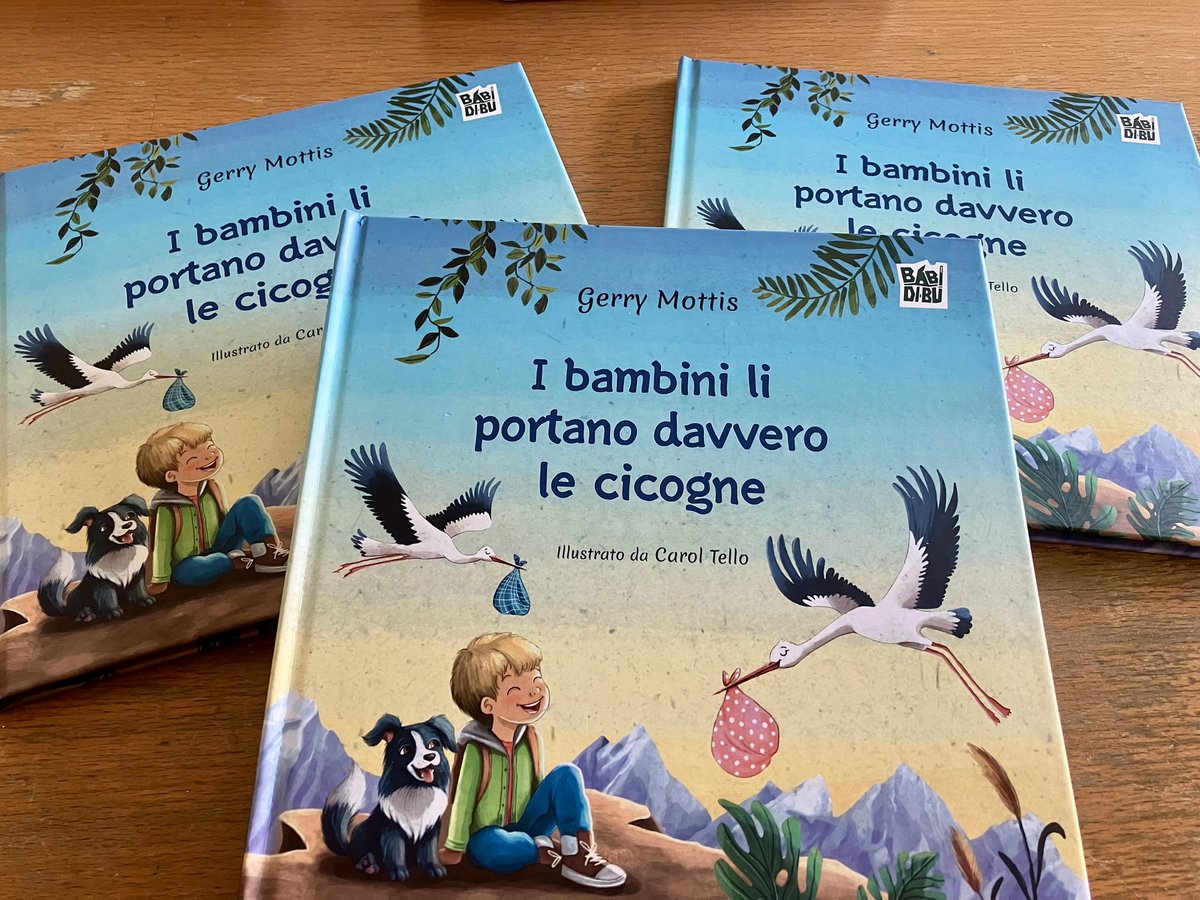 gerry_mottis's tweet photo. NOVITÀ EDITORIALE!
Il mio secondo libro per ragazzi “I bambini li portano davvero le cicogne” (Edizione Babidibù, Siviglia, Spagna) che ‘rivela’ la verità dietro alla leggenda delle cicogne che portano i bebè dove c’è desiderio di famiglia e amore!) https://t.co/8bwJoW507I