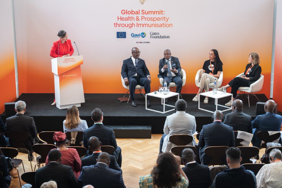 mohs_sl's tweet image. Good news as @gavi’s ongoing Global Summit highlights #SierraLeone as success story in immunization leadership in #Africa. @DembyAustin’s powerful message on national commitment and intergenerational leadership was major highlight in a panel discussion on
Health & Prosperity…