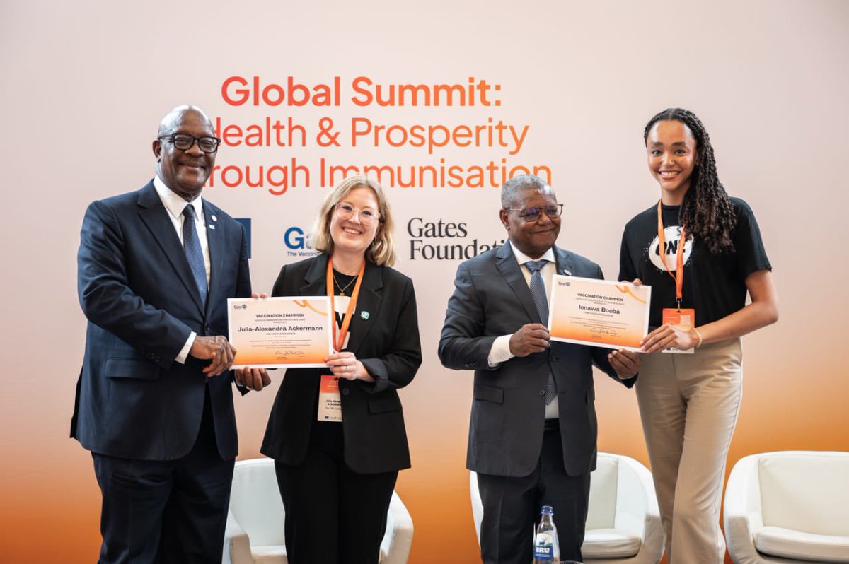 mohs_sl's tweet image. Good news as @gavi’s ongoing Global Summit highlights #SierraLeone as success story in immunization leadership in #Africa. @DembyAustin’s powerful message on national commitment and intergenerational leadership was major highlight in a panel discussion on
Health & Prosperity…