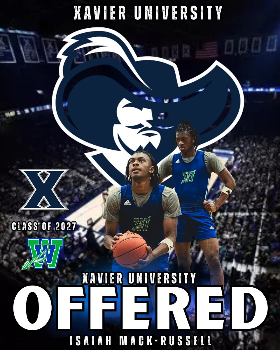 🔵🟢🔵🟢🔵🟢🔵 Congrats to Winton Woods High School Class of 2027 6’5 CG Isaiah Mack-Russell on two great scholarship offers from Big East Conference Powerhouses Creighton University , and Xavier University today!!! #lafamilia #theWarriorWay #family #development