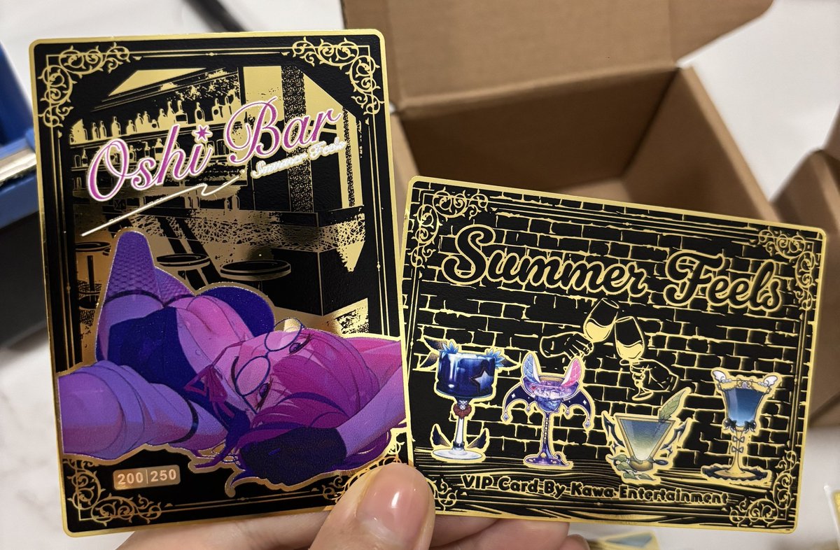 Kawa had the honor of providing metal VIP cards for the special guests at Summer Feels! 

And they look even better in person ♪⁠ ⁠\⁠(⁠^⁠ω⁠^⁠\⁠ ⁠)

Can't wait to see what they mix up next!