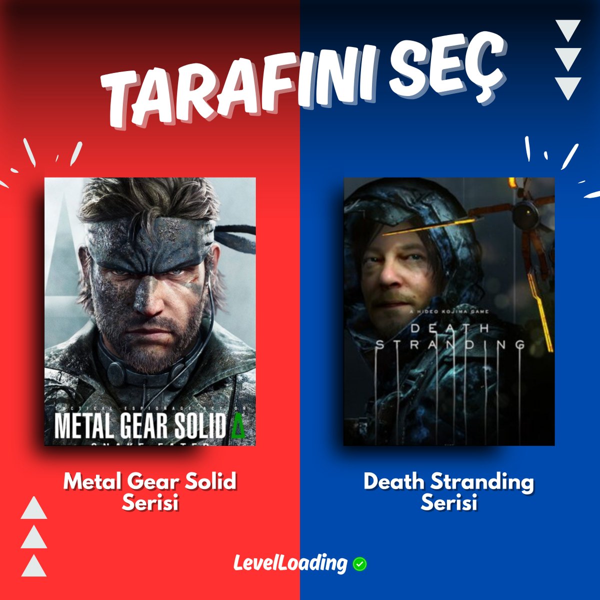 Elimizde bir GOTY ödülü olduğunu varsayalım, siz olsanız bu ödülü hangi oyuna verirdiniz?🏆

#GOTY #MetalGearSolid #DeathStranding2 #DeathStranding