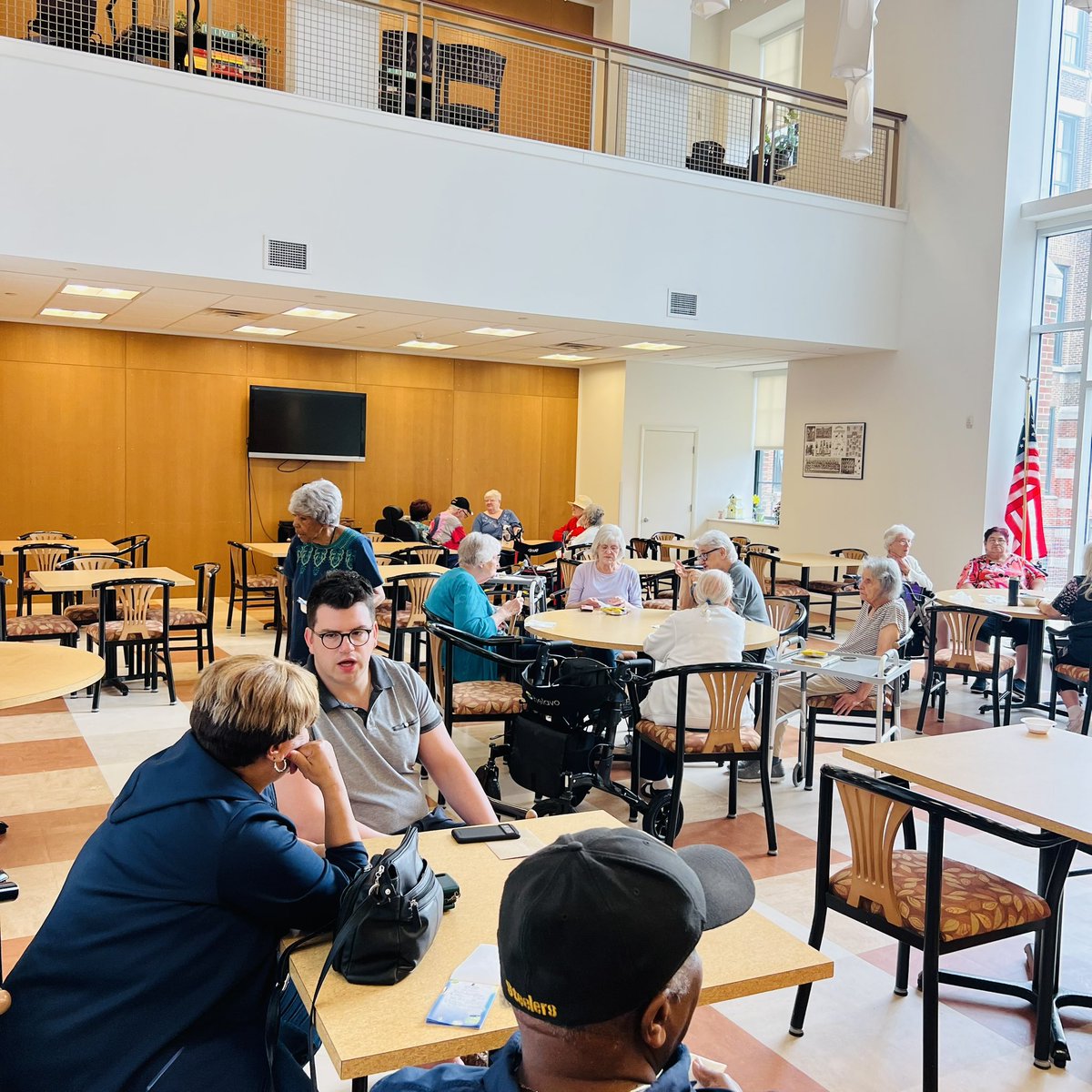 PGHDistrict3's tweet image. 🍦 Thank you to the South Hills Retirement Residence for inviting us to your ice cream social🍦We hope you’ll do another one soon and invite us again because it is HOT out there!