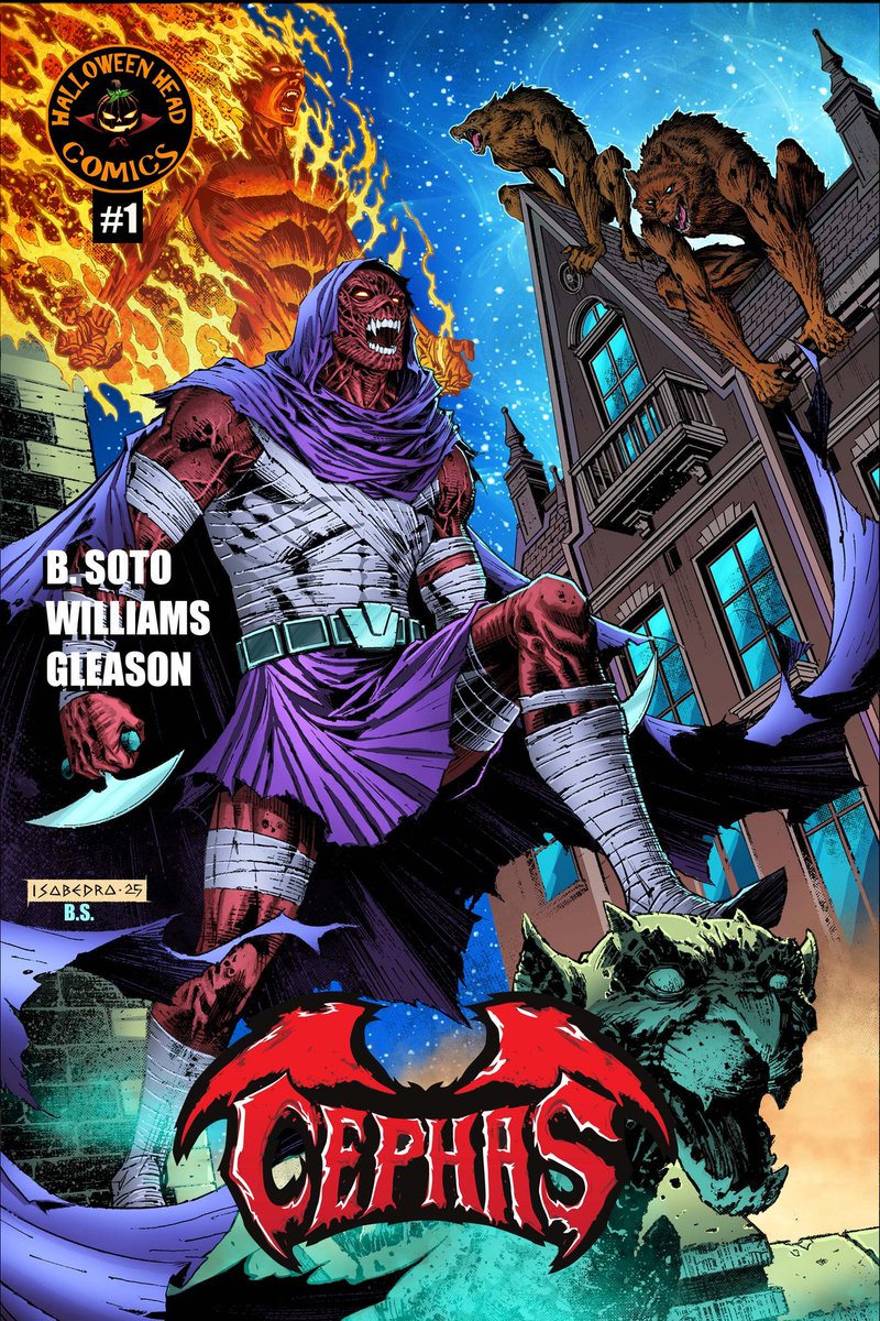 Cephas #1, launching July 11th! Only on Fund My Comic.