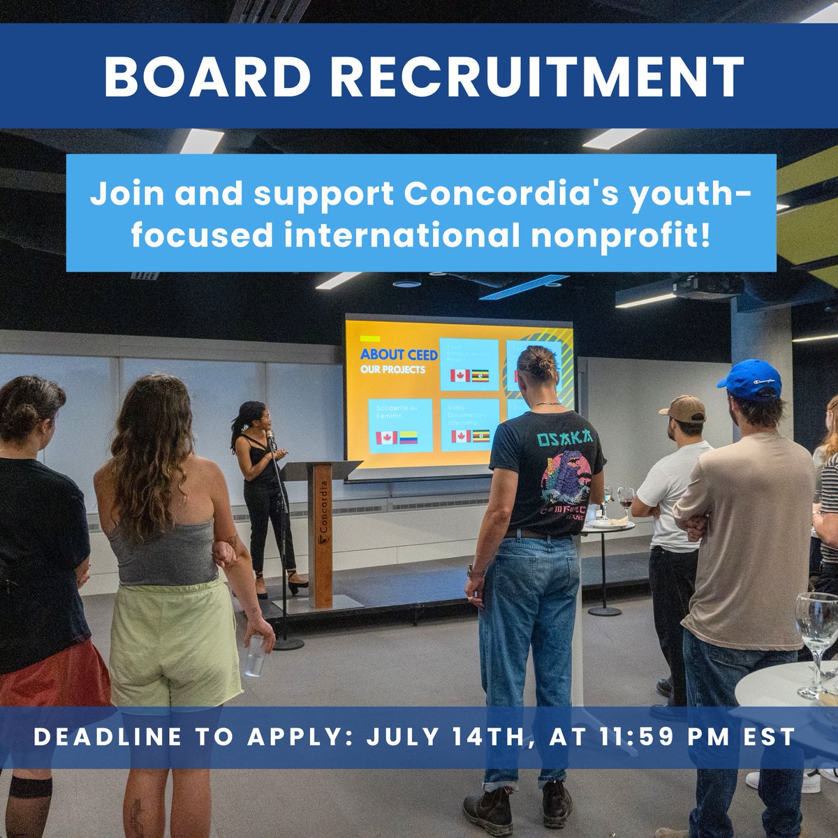 Join CEED’s Board of Directors!
We’re looking for passionate leaders to help shape the future of our non-profit.

As a board member, you'll provide strategic direction alongside an incredible team of staff and volunteers!

Apply now!
form.jotform.com/251705809483261