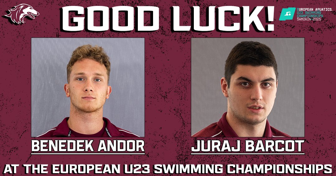 We're so excited to see our guys compete at the European U23 Swimming Championships starting tomorrow!

Best of luck, Benedek and Juraj!

For more info about the event, check out siusalukis.com/news/2025/6/25…

#Salukis