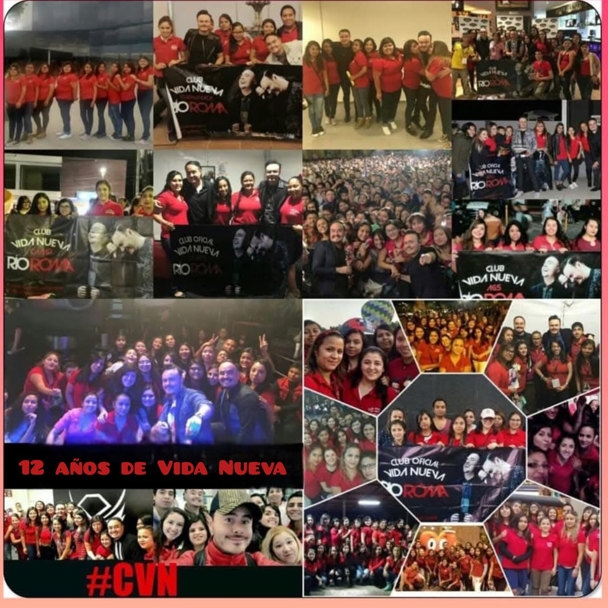 ClubVidaNueva's tweet photo. Hoy la familia #VidaNueva está de fiesta porque hoy se cumplen 12 años de apoyo incondicional a nuestros chicos de @RioRomamx  
Gracias a cada una de las que forman parte de esta familia https://t.co/lTBC12osyT