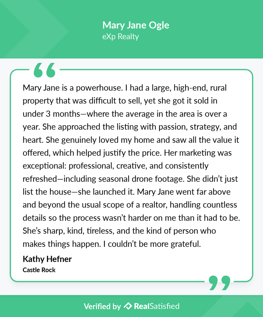 agentindenver's tweet photo. When a client is happy, I'm happy. Kathy was the most amazing seller. She was so responsive and reasonable throughout the entire transaction. https://t.co/j8Bwk1xMkF via @realsatisfied https://t.co/2vgE425rdP