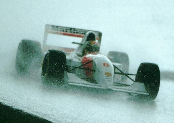 sennatheking's tweet photo. Ayrton Senna 

MP4/8 Ford V8

Interlagos 1993 🌧

An absolute masterclass 

I was there #F1 https://t.co/bhrVfqBwa4