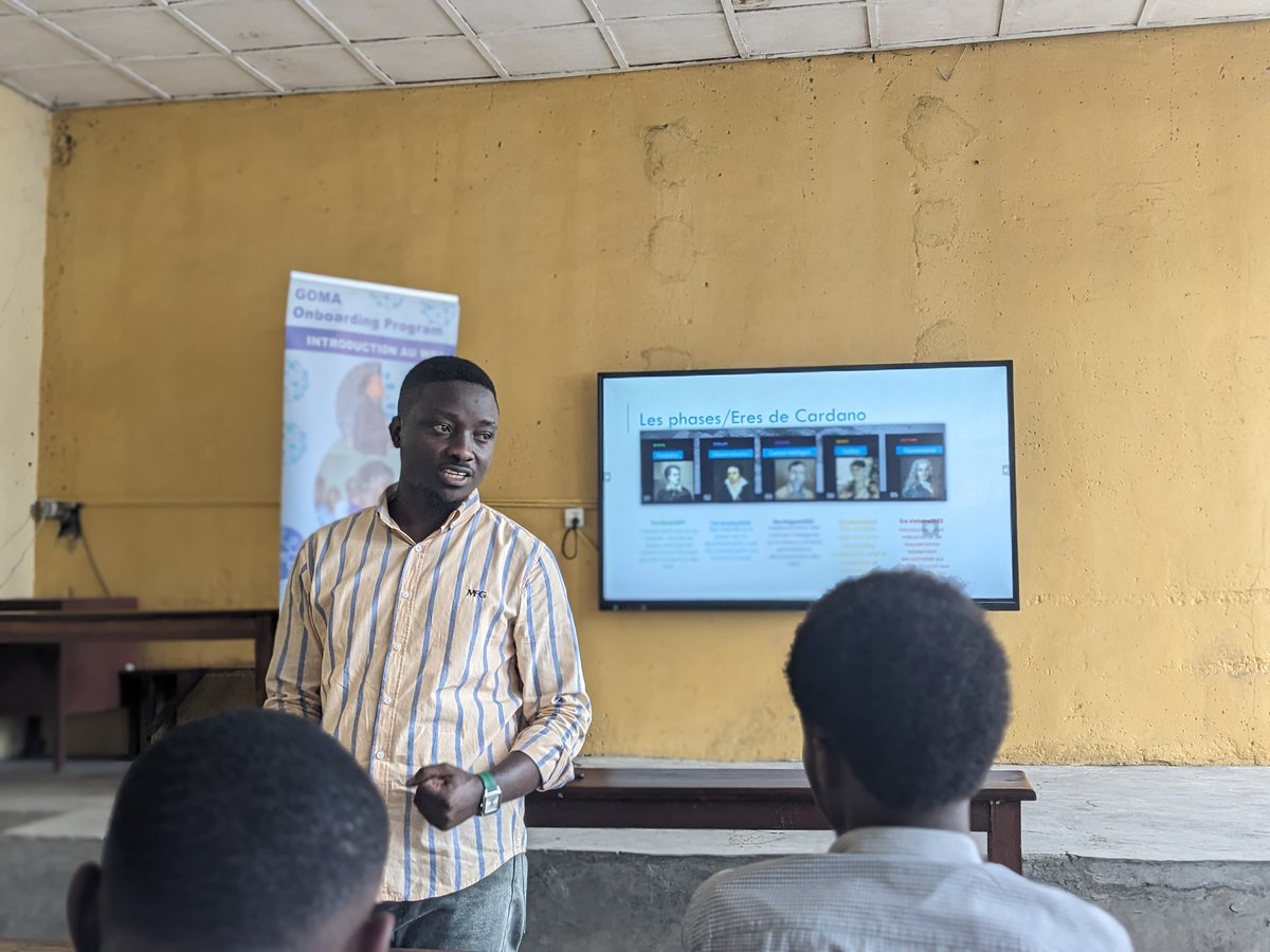 Jonas MakekeBasha²//@StakeGoma//dev (@jonas_makeke) on Twitter photo Day 3 for the Onboarding program to Web3 and Blockchain Cardano, with <a href="/martin_musagara/">Martin M.</a> and <a href="/julesb/">Julie Barton</a>, <a href="/gomadrep/">GOMA || SPO || DRep</a> to expand the Cardano ecosystem⚙️ Day 3 for the Onboarding program to Web3 and Blockchain Cardano, with <a href="/martin_musagara/">Martin M.</a> and <a href="/julesb/">Julie Barton</a>, <a href="/gomadrep/">GOMA || SPO || DRep</a> to expand the Cardano ecosystem⚙️