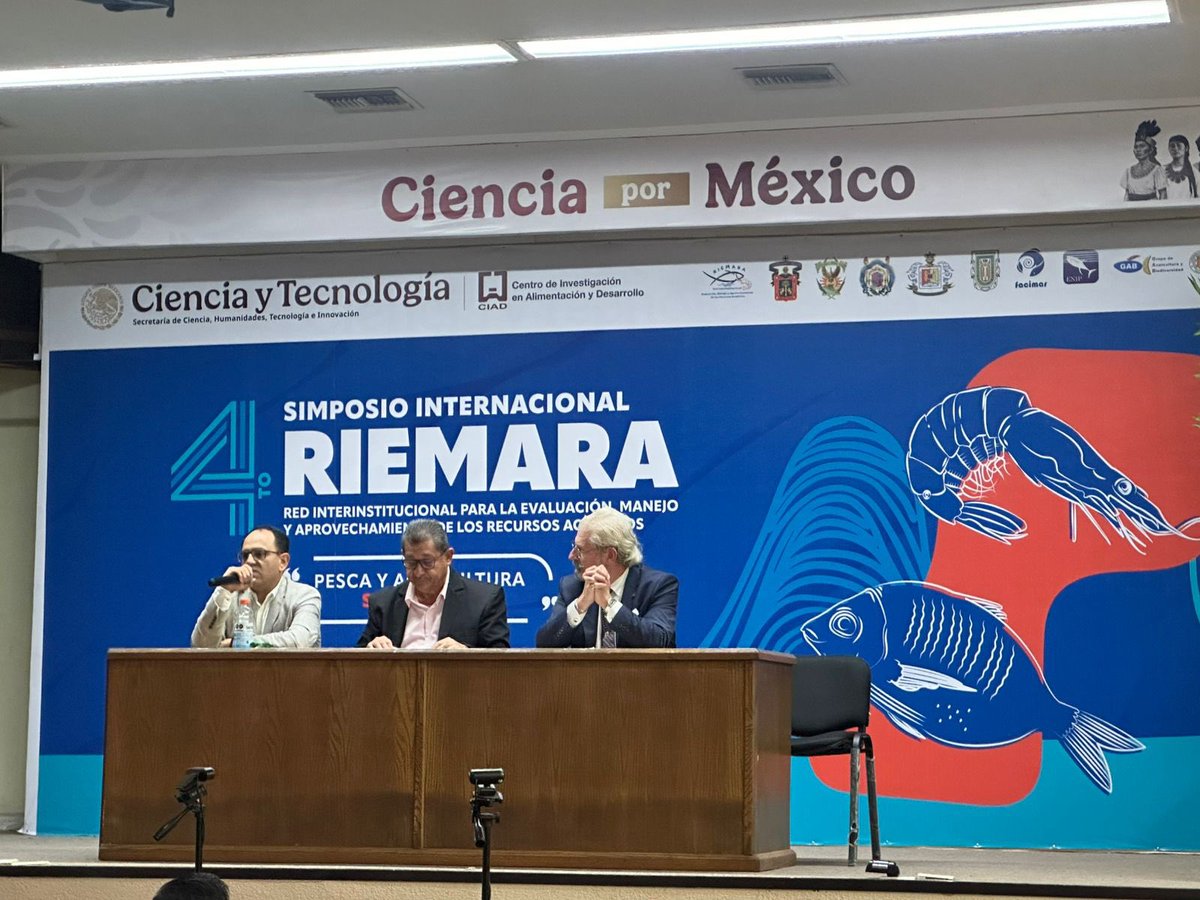 Presente en el simposio Riemara en CIAD”oportunidades de mercado para la  maricultura” #acuicultura #pesca