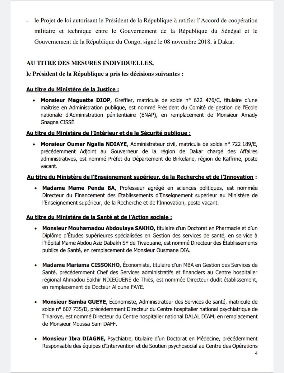 Kilifeuu Guii (@kilifeuu) on Twitter photo 📌COMMUNIQUE DU CONSEIL DES MINISTRES DU MERCREDI 25 JUIN 2025
Par <a href="/NjekkSarre/">Moustapha Njekk Sarré</a> 📌COMMUNIQUE DU CONSEIL DES MINISTRES DU MERCREDI 25 JUIN 2025
Par <a href="/NjekkSarre/">Moustapha Njekk Sarré</a>