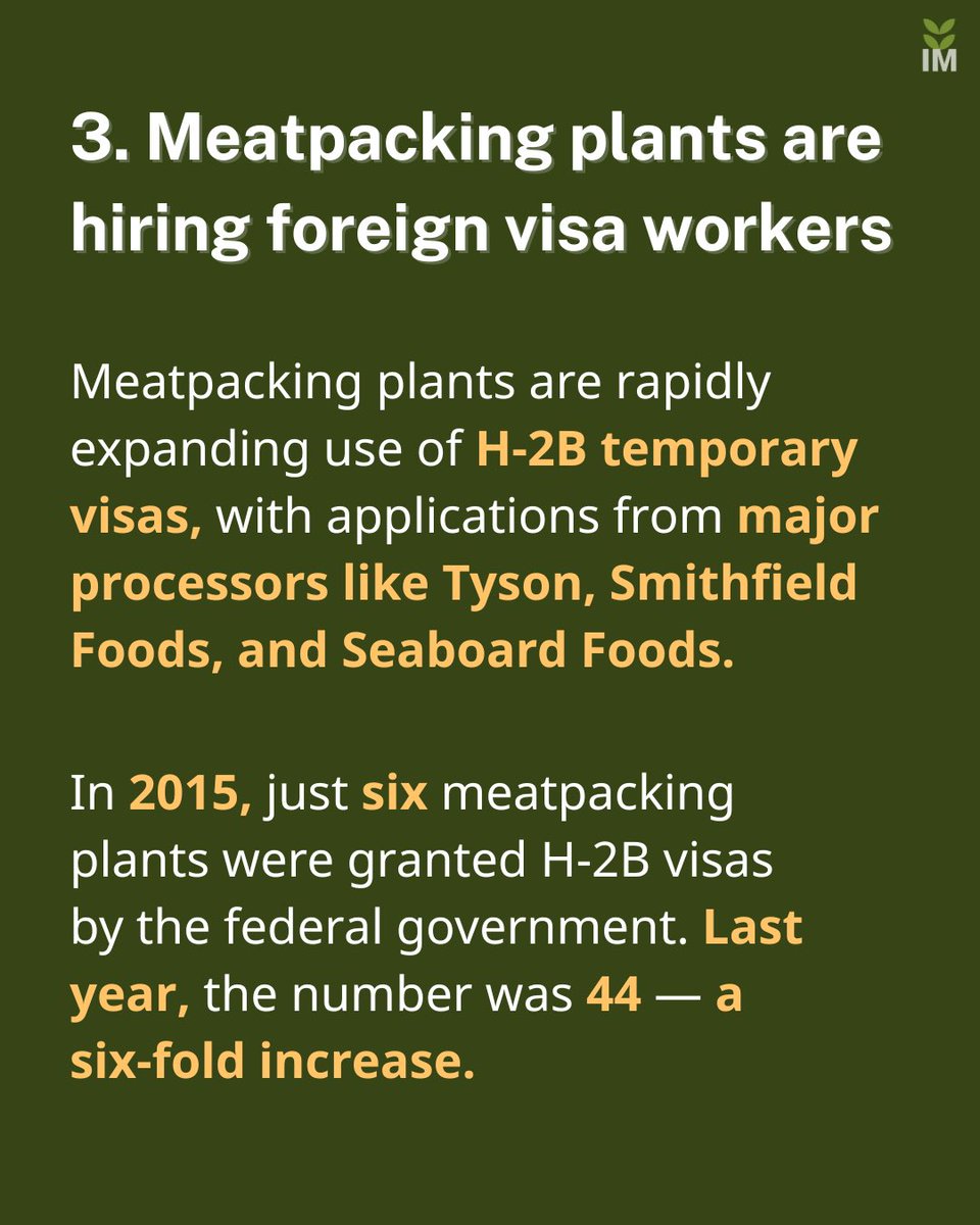 #ICE has intensified audits in food and farm sectors, resulting in job losses and uncertainty. Employers are expanding their use of H-2B visas to fill labor gaps. 
This shift is quietly reshaping the food and farm workforce.

Stay up to date: investigatemidwest.org/2025/06/13/imm…

#Immigration