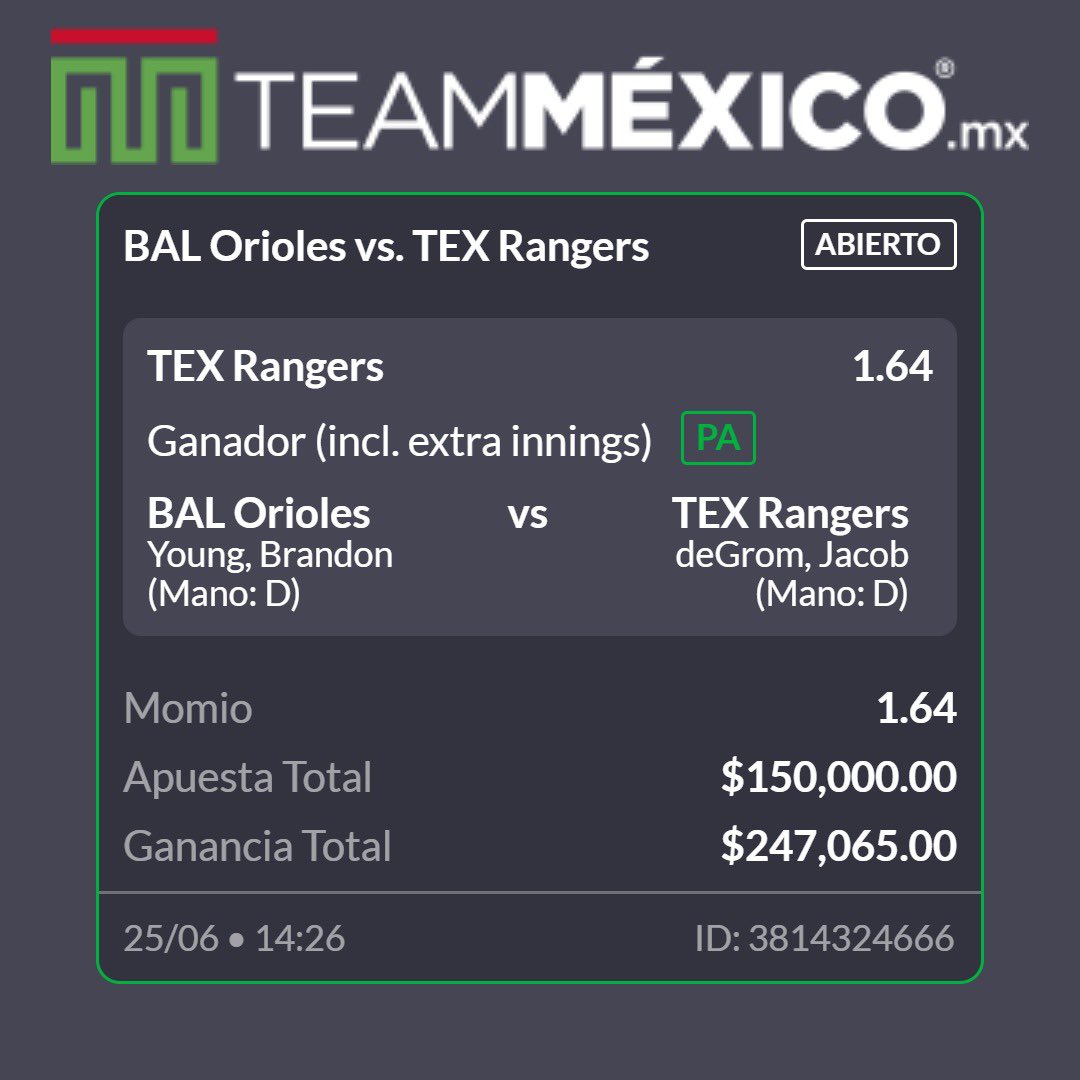 El Rey Apostador tweet media