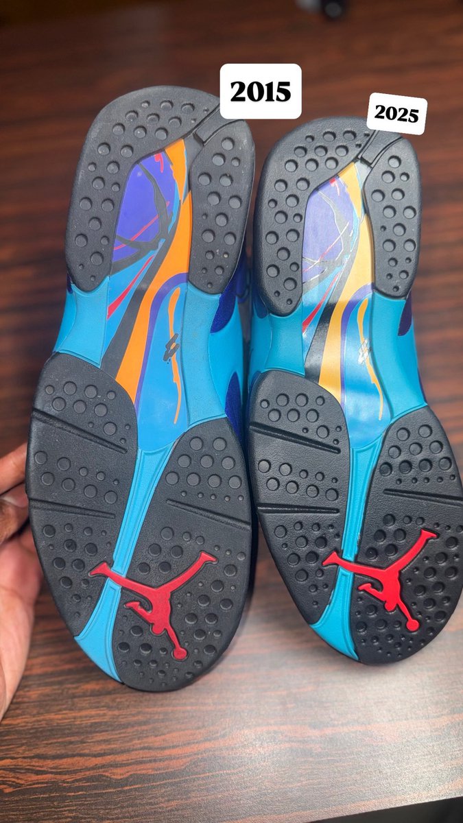 jordan 8 aqua real vs fake