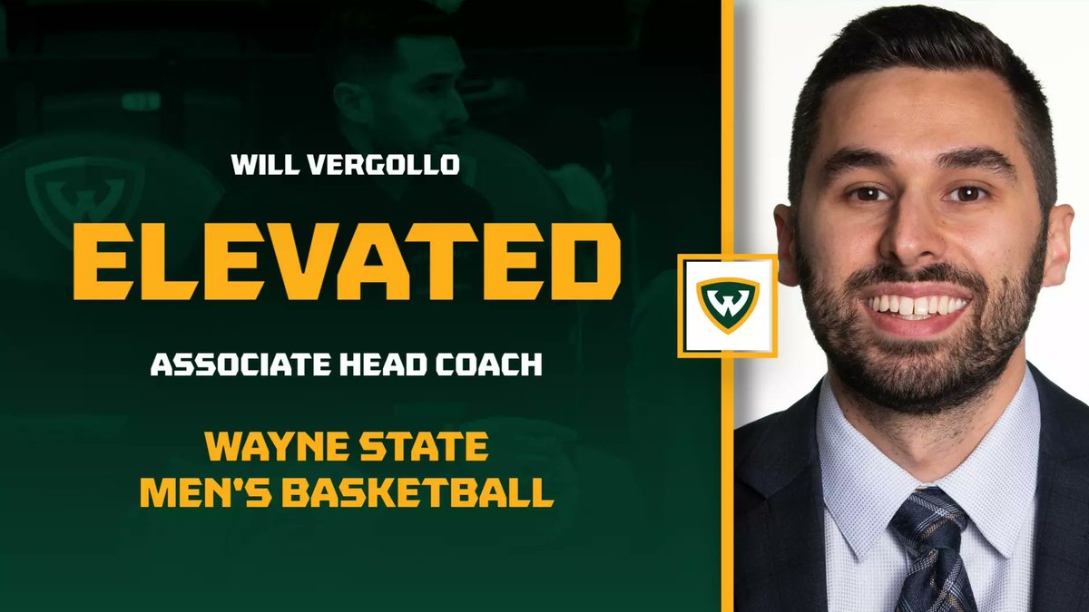 #WarriorMBB:  Men's Basketball's Vergollo Promoted To Associate Head Coach

tinyurl.com/dj3r6nx6

#REPthe313