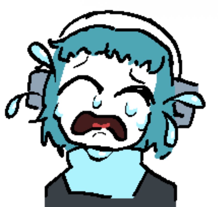 JobisThe's tweet photo. @xeeohcomm One of my friends sent one in so naturally I drew her crying. 

I have not played a persona before. https://t.co/Fnayzcu9qL