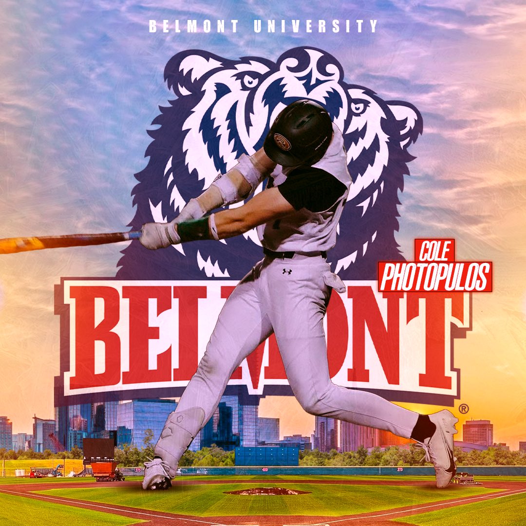 I am extremly honored and blessed to announce that I will be committing to Belmont University to continue my athletic and academic career. First I want to thank God for giving me the ability to play this game. I also want to thank my family, friends, and coaches.