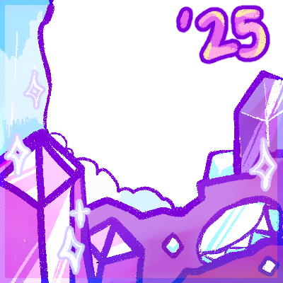 soleildiddle's tweet photo. wanted to make a fossil border and then made a crystal one to match!!
#artfight2025 #artfight https://t.co/sHZ6VzAUIN