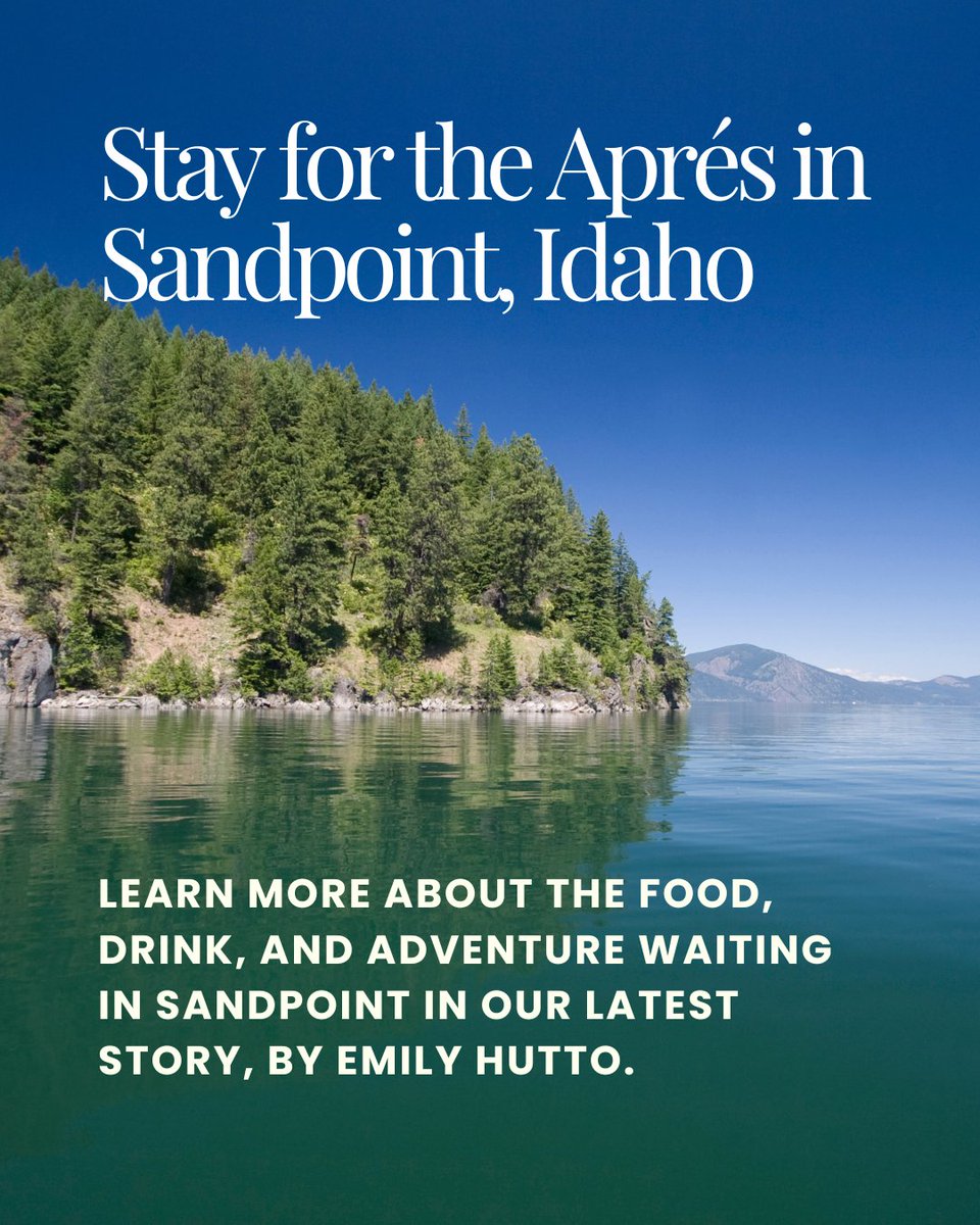Sip_Magazine's tweet photo. Sandpoint’s après scene is an abundant offering of local breweries, culinary gems and cozy coffee spots.
Learn more about the food, drink, and adventure waiting in Sandpoint in our latest story, by Emily Hutto.

https://t.co/ZEnSbca0NP

#SandpointIdaho #IdahoEats https://t.co/HX8qXlgYok