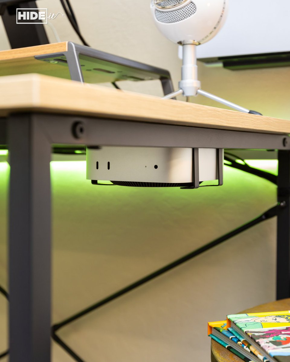 WFH pro tip: Hide your Mac Mini for a clean, clutter-free desk.
The HIDEit Mac Mini M4 Mount installs under your desk, keeps cords out of the way + looks 🔥.

Built to last. Designed to disappear.
#WFHSetup #MacMiniM4 #TechDeskGoals #HIDEitMounts #MinimalWorkstation