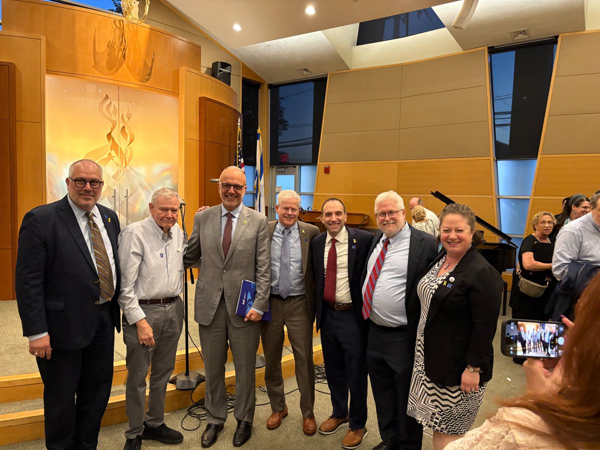 AJC_NE's tweet photo. Last night, in partnership with 46 other organizations, AJC New England hosted a community solidarity gathering to commemorate the lives of Sarah Milgrim and Yaron Lischinsky, stand with the victims of Boulder and recent anti-Jewish attacks, learn about antisemitism, and resolve to take action—to turn our pain into purpose. @AJCCEO Ted Deutch delivered a powerful keynote urging courage and resilience in the fight against hate. Visit https://t.co/V5u49o1S0S for local ways to take action.

AJC New England thanks the Connie Spear Birnbaum Foundation and @TBSNeedham for their partnership on this event, and is also grateful for @CJPBoston, @BostonJCRC, @ADL_NewEngland, and all of our co-sponsors for making this meaningful event possible.