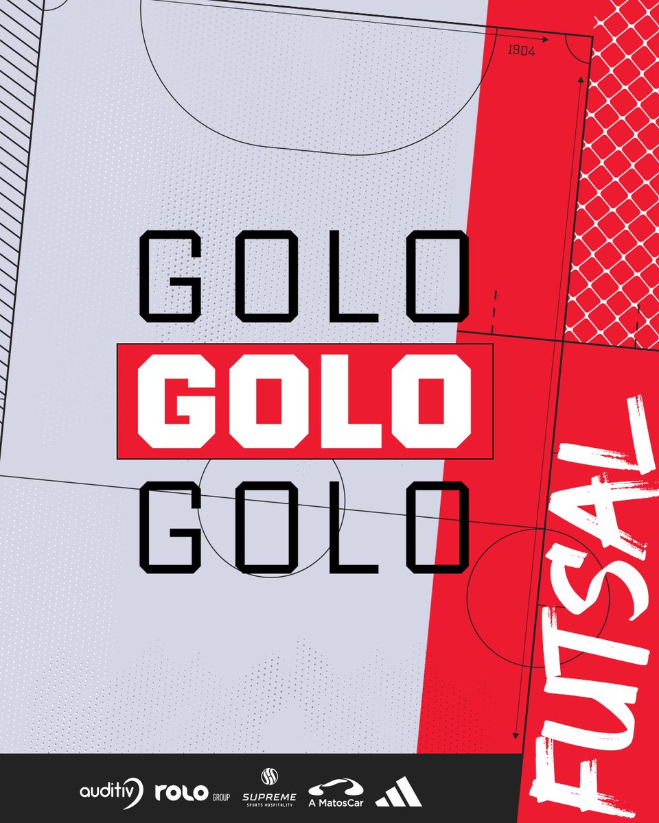 modalidadesslb's tweet photo. @adidas #FutsalBenfica | 4-3 | β½ 35' GOOOLOOOOOOO! Higor faz o hat-trick!!!
#Auditiv #RoloGroup #SSH #AMatosCar @adidas https://t.co/6iFnqlXIOa