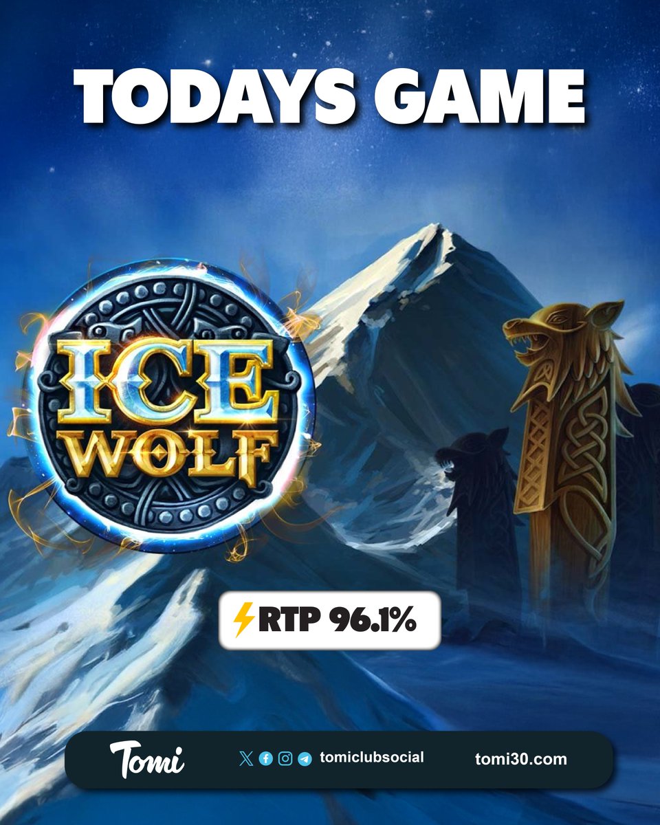 tomiclubsocial's tweet image. ✨ Today&apos;s Game: 
     🧊 ICE WOLF 🧊
#BigWins #SlotsOfFun #LiveCasinoVibes #MaldivesWinners #DailyJackpot #IslandJackpot #TomiMaldives #LevelUpYourLuck #OnlineCasinoFun #CryptoGames #MaldivesGamingCommunity #PlayToWin #EpicWins #WinEveryday #CasinoRewards #WinningFeelsGood