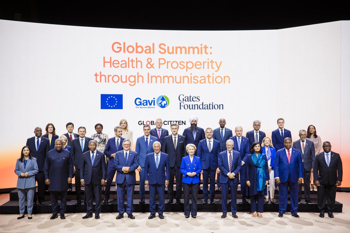 Solidarity in action! Heartened and humbled to see so many Heads of State, ministers, partners, donors, advocates and champion come together to support @Gavi and invest in the future of immunisation. Thank you to everyone who helped make history at today’s Global Summit.