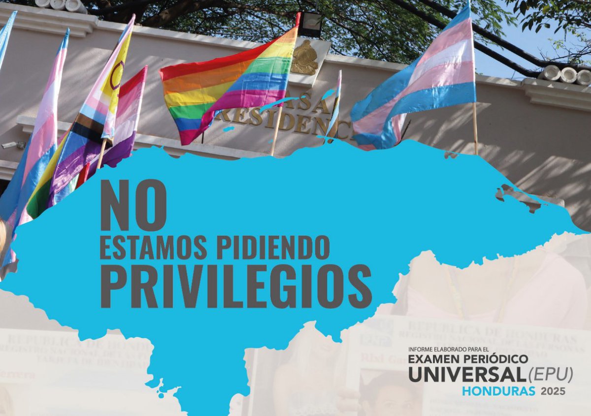 PBIHonduras's tweet photo. 💜 Desde PBI, queremos agradecer al cuerpo diplomático y a las organizaciones presentes el día de hoy e invitamos a los Estados miembro de la ONU a hacer recomendaciones a Honduras en temática LGBTIQ+. Lee el informe completo aquí: https://t.co/l0YXd1EELs (3/3) https://t.co/gWl5TL8osa