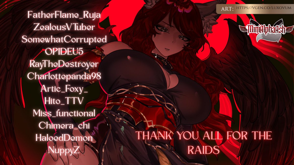 MiniAlphaAsh's tweet image. ⋆🐾°TY You too Everyone who shared the and communities with me over the past week and a half!!ִֶָ. ..𓂃 ࣪ ִֶָ🦋་༘࿐

⋆🐾°I love helping and supporting others!! So please go check all of them out on Twitch!!ִֶָ. ..𓂃 ࣪ ִֶָ🦋་༘࿐

#Supportingothers #TwitchStreamers #Vtubers