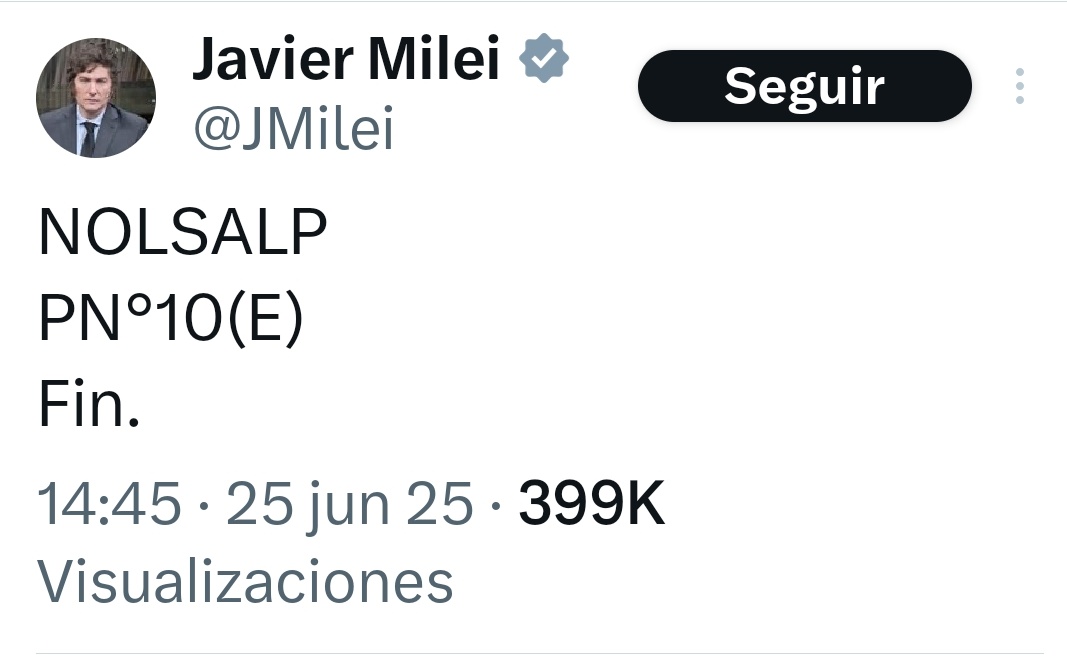 PHDRMP
EDM
Fin.

Traducción:
Psicópata hijo de remil putas
Estafador de mierda. 
Fin del país.