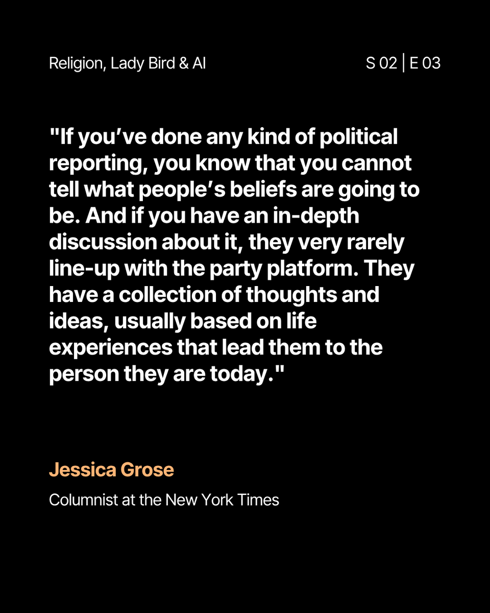 The Center for Christianity and Public Life (@ccpubliclife) on Twitter photo In this episode of For the Good of the Public podcast, <a href="/MichaelRWear/">Michael Wear</a> shares his in-depth conversation with Jessica Grose, a columnist at the New York Times, about her five-part series on how Americans think about religion today. Jessica dives into some of the trends she In this episode of For the Good of the Public podcast, <a href="/MichaelRWear/">Michael Wear</a> shares his in-depth conversation with Jessica Grose, a columnist at the New York Times, about her five-part series on how Americans think about religion today. Jessica dives into some of the trends she