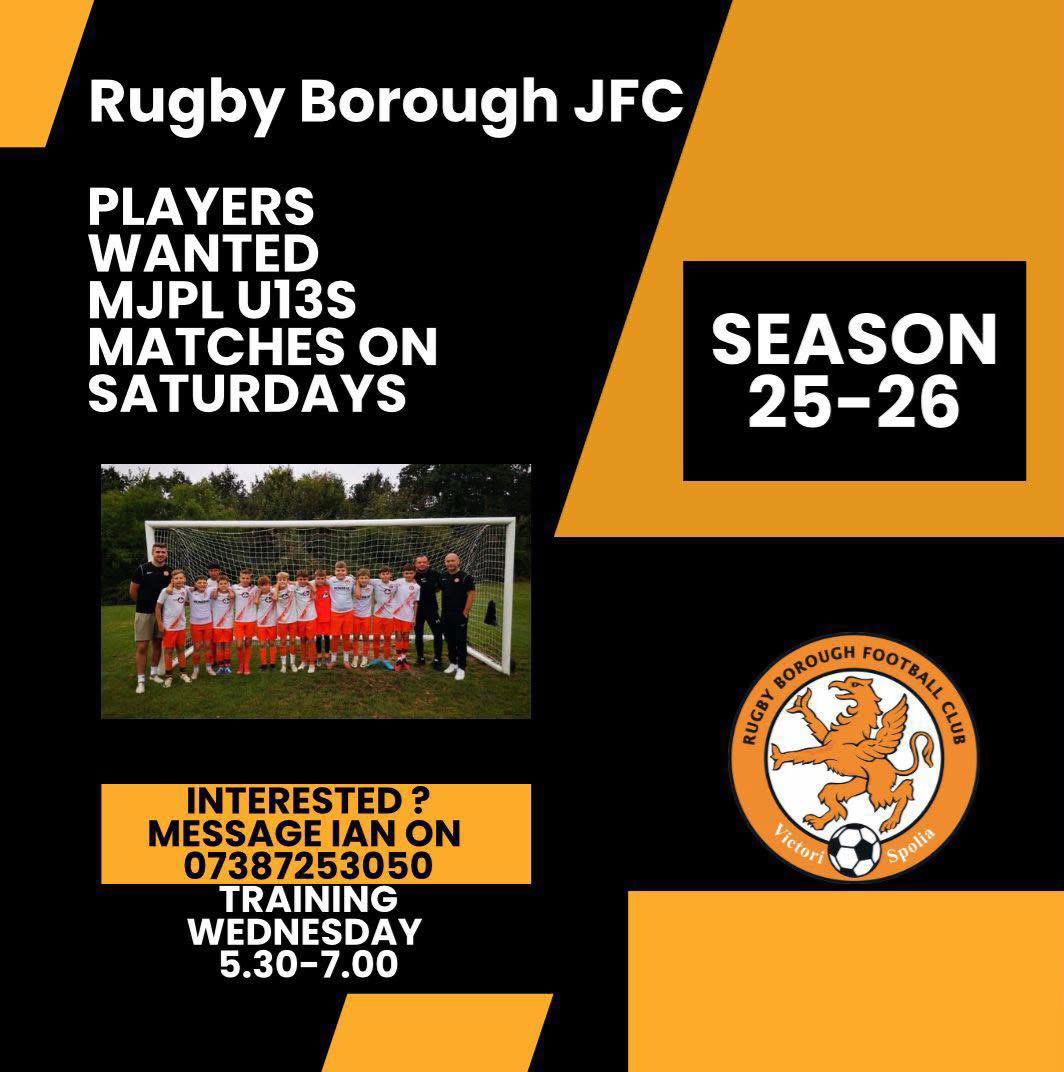 📣 Fancy joining the Boro? U13 MJPL are seeking players 🟠⚽️ #MJPL #U13 #YouthFootball