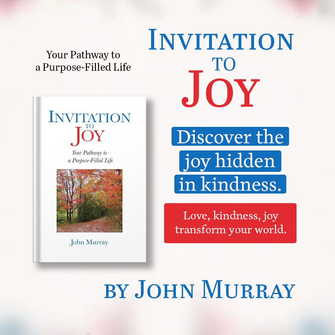 Daily Book Blogs ✨ (@dailybookblogs) on Twitter photo "Invitation to Joy" isn’t just a book, it’s a heartfelt call to action. Learn how love, kindness, and respect can guide your interactions and lead you to a more joyful life. #Inspiration By <a href="/AuthorJMurray/">John Murray</a>
Available on - amazon.ca/dp/1773545299/ "Invitation to Joy" isn’t just a book, it’s a heartfelt call to action. Learn how love, kindness, and respect can guide your interactions and lead you to a more joyful life. #Inspiration By <a href="/AuthorJMurray/">John Murray</a>
Available on - amazon.ca/dp/1773545299/