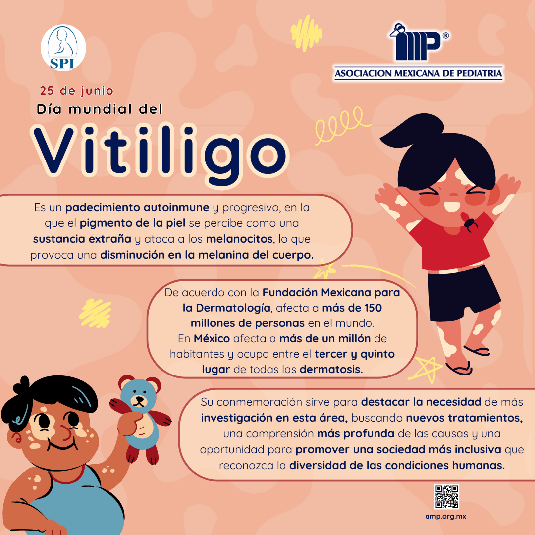 🟣 25 de junio | Día Mundial del Vitiligo 🟣
Las manchas en la piel no definen a una persona.
El vitiligo no se contagia, pero sí necesita empatía, visibilidad y respeto. 💜
#DíaMundialDelVitiligo #Vitiligo #Conciencia #PielQueInspira