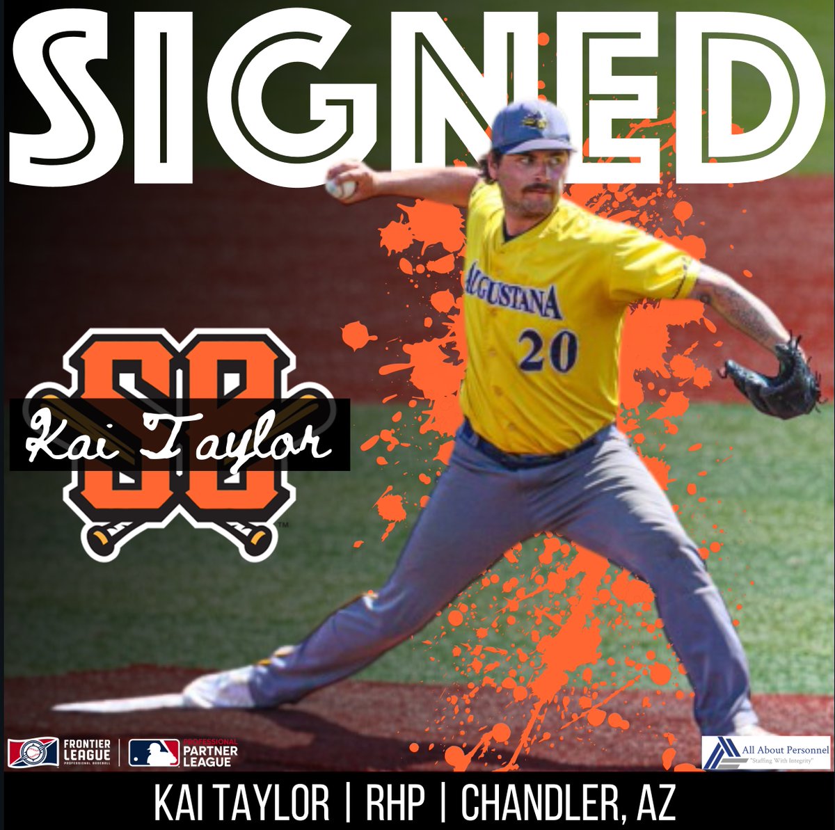 boomersbaseball's tweet photo. 🚨WE HAVE AN @aapstaff TRANSACTION🚨

We have signed Kai Taylor!

Welcome to Schaumburg!

#boomercountry https://t.co/T6TEb1Iqip