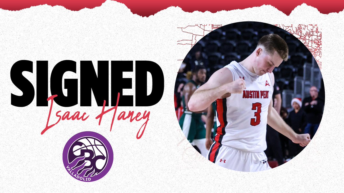 Austin Peay Men's Basketball (@govsmbb) on Twitter photo πππ πππ‘ππ¬ ππ¦ ππππππ‘π π§π’ π¦π£πππ‘!π©π
Congratulations to Austin Peay basketball alum <a href="/IceHaney3/">Isaac Haney</a> on signing a professional contract with <a href="/CBC_Valladolid/">UEMC CBC Valladolid</a>!
#BleedRed | #LetsGoPeay πππ πππ‘ππ¬ ππ¦ ππππππ‘π π§π’ π¦π£πππ‘!π©π
Congratulations to Austin Peay basketball alum <a href="/IceHaney3/">Isaac Haney</a> on signing a professional contract with <a href="/CBC_Valladolid/">UEMC CBC Valladolid</a>!
#BleedRed | #LetsGoPeay