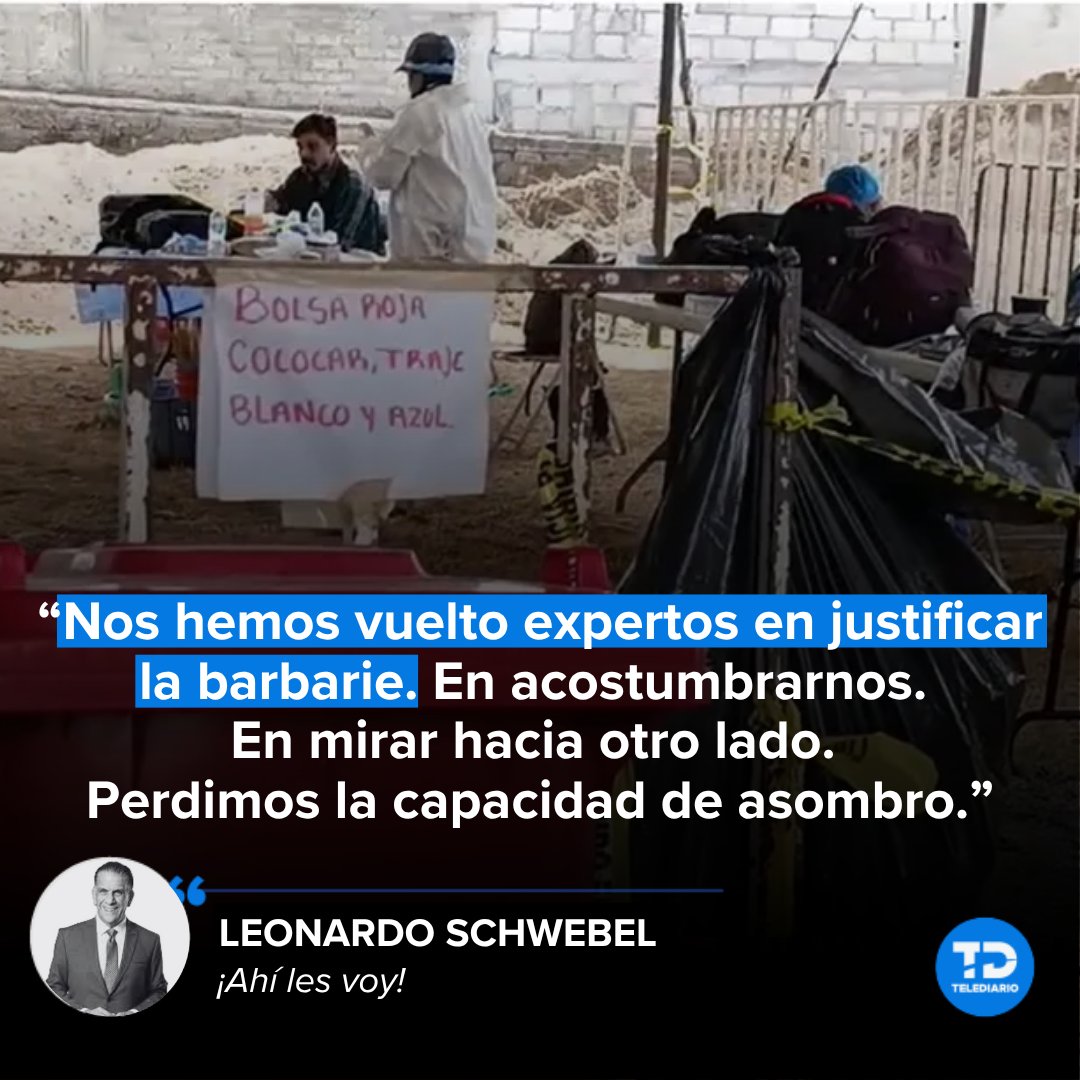 #AhíLesVoy 🗣️ | “En México, ni siquiera fingimos interés en frenar la violencia. Lo que se intenta cambiar no es la violencia… sino la percepción de la violencia.”

🖊️ Lee la columna de Leonardo Schwebel (<a href="/LeoSchwebel/">Leonardo Schwebel</a>): bit.ly/4lhVlqR