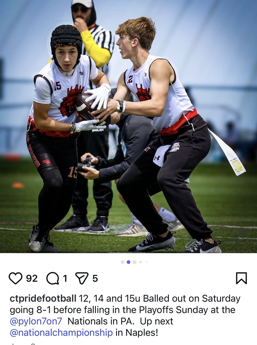 JamesSmith2029's tweet image. Enjoyed competing with @ctp_football this Spring. Awesome guys and some real dawgs in the group!!
@CameronNewton, @C1N Champions
@FBUcamp Nationals - semi-finals (champs got us by 2)
@FBUcamp Regionals - runner up (1 pt away)
@Pylon7on7 Nationals (#1 seed)
@QBHitList…