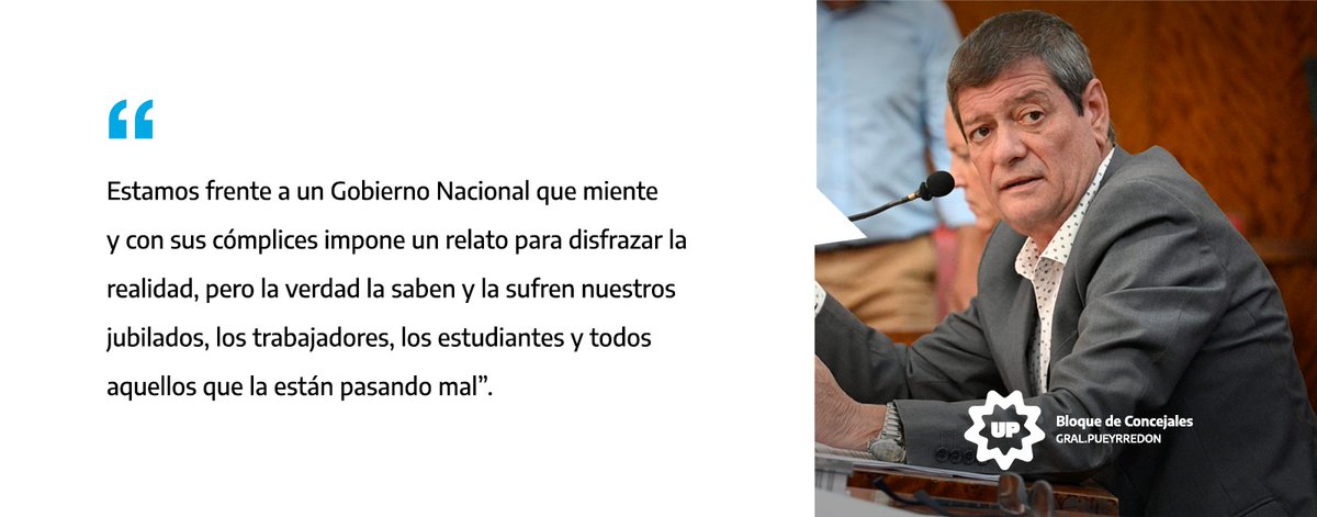 concejales_up's tweet photo. “Estamos frente a un Gobierno Nacional que miente” •— @mguglielmottiok https://t.co/hrBNR0fSyE