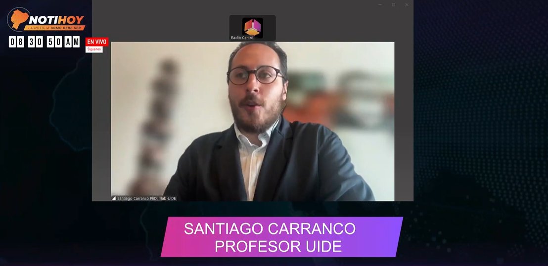 UIDE (@uide) on Twitter photo 🚨 #UIDEtoday | Nuestro docente y coordinador del #IRLAB, <a href="/SCarrancoP/">Santiago Carranco Paredes</a>, comenta sobre cómo repercutirá el conflicto entre Israel e Irán a América Latina con posibles impactos geopolíticos, económicos y diplomáticos.
👉🏻 Mira la entrevista: shorturl.at/tClaQ.
<a href="/CentroEcuador/">CentroEcuador</a> 🚨 #UIDEtoday | Nuestro docente y coordinador del #IRLAB, <a href="/SCarrancoP/">Santiago Carranco Paredes</a>, comenta sobre cómo repercutirá el conflicto entre Israel e Irán a América Latina con posibles impactos geopolíticos, económicos y diplomáticos.
👉🏻 Mira la entrevista: shorturl.at/tClaQ.
<a href="/CentroEcuador/">CentroEcuador</a>
